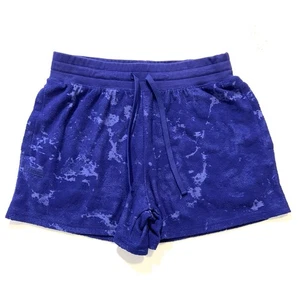 Pantalones Cortos Under Armour Azul Viaje Terry Tela Texturizada Cordón Para Mujer Pequeños - Imagen 1 de 6