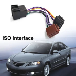 For 106 206 306 307 405 406 607 Car Radio ISO Adapter Cable Quick Installation - Picture 1 of 6