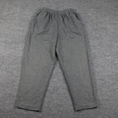 Alfred Dunner Pants Womens Petite 8P Gray Knit Pull On Elastic Waist Pockets - Image 1 of 4