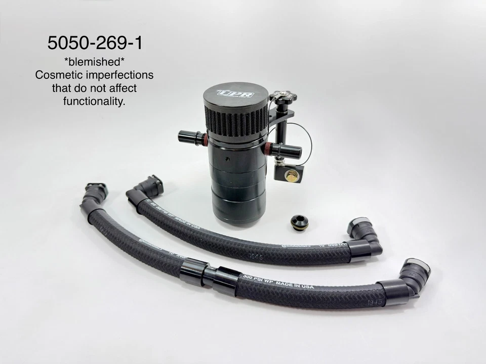 UPR Plug n Play Catch Can 系统 适用于 21-25 F150 5.0L 油分离器 Whipple 也 — 第 1/1 张图片