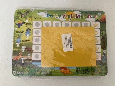 Potty Training Chart Homeify Magnetic Stars Dinosaurs Toddler Reward Board Kids - Изображение 1 из 2