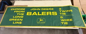 *RARO* Auténtico letrero vintage de John Deere Balers años 60 - aprox. 10' x 3' - Imagen 1 de 17