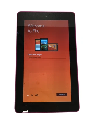 Amazon Fire 7 Tablet 7in 8GB WiFi Pink Tested Working Reading Device Good Cond - Image 1 of 4
