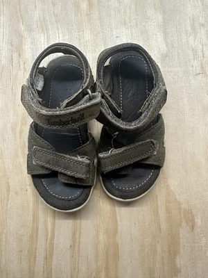 Sandalias Timberland Marrón Niño Pequeño 8 Buscador de Aventuras 2 Correas Gancho y Lazo Foto 1 de 4