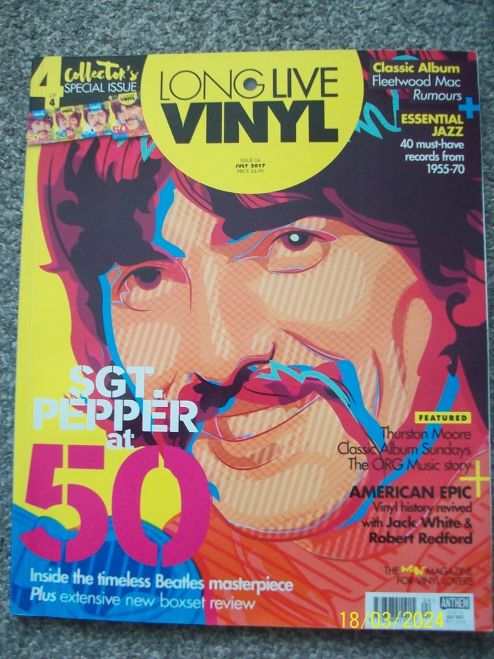 Long Live Vinyl Issue 04 July 2017 Sgt. Pepper At 50 The Beatles George Harrison - Image 1 of 1