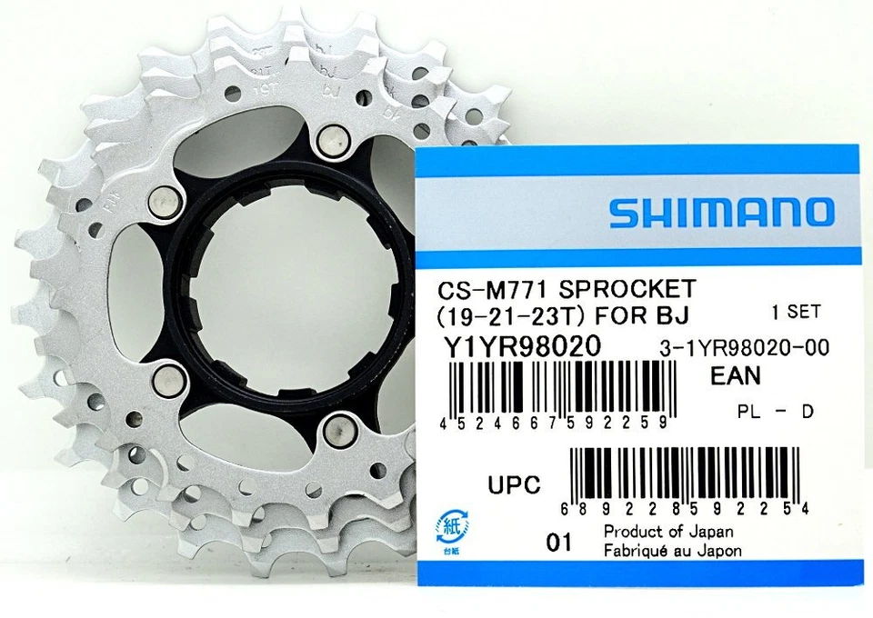 Shimano XT CS-M771-10 Sprocket/Cog Unit 19-21-23T for 10-speed 11-34T Cassette - Image 1 of 1
