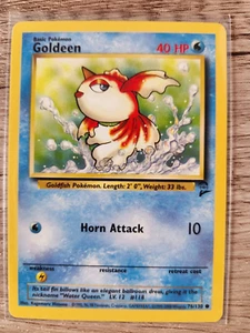 Golden 76/130 Base Set 2 Unlimited Common Pokemon Sammelkarte mäßig bespielt - Bild 1 von 2