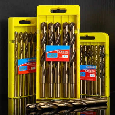 HSS Spiralbohrer M35 HSS Cobalt Metallbohrer Satz Edelstahl Bohrer DIN338 1-14mm - Bild 1 von 4