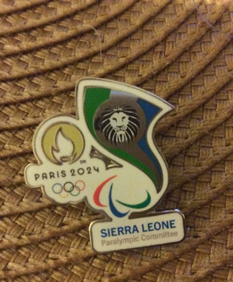 Paris 2024 olympic-paralympic games PIN NOC DATE SIERRA LEONE - Image 1 of 1