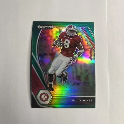 2021 Panini Prizm Draft Picks - Green Prizm #55 Julio Jones - Image 1 of 2