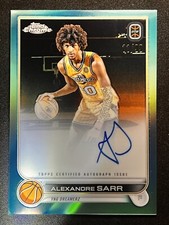 2022-23 Topps Chrome Alexandre Sarr #CA-AS1 Auto /99 Overtime Elite OTE (1 pick)