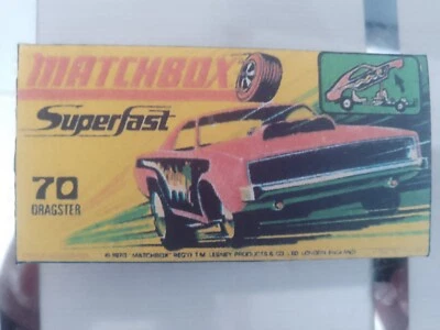 Matchbox -  No70 Dodge Dragster - Replica / Copy Box Only - Image 1 of 4