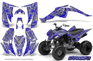 YAMAHA RAPTOR 350 GRAPHICS KIT CREATORX DECALS STICKERS SAMURAI BLS - Bild 1 von 1