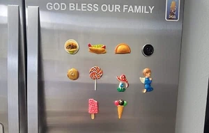 10 Imanes Hechos a Mano Diferentes Colores para Nevera Hermosa Decoración Surtidos - Imagen 1 de 12