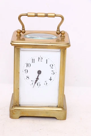 ANTIQUE FRENCH BRASS CARRIAGE CLOCK Cover