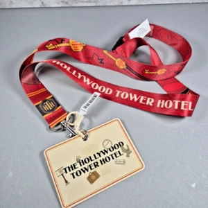 Pin Trading Strap Tower Of Terror Hollywood TowerHotel Disneyland Paris Lanyard - Imagen 1 de 12