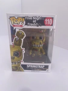 Funko Pop Springtrap 110 Five Nights at Freddys Games NIB - Picture 1 of 19