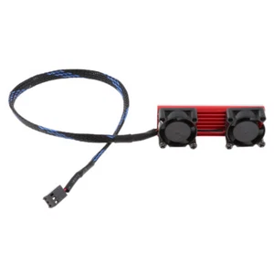 M.2 SSD NVMe 2280 3 Pin Dual Active Kühlkörper Kühler Red - Afbeelding 1 van 11
