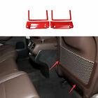 For Benz Gle Gls 2020-22 Red Carbon Fiber Steel Seat Behind Net Bag Frame Cover
