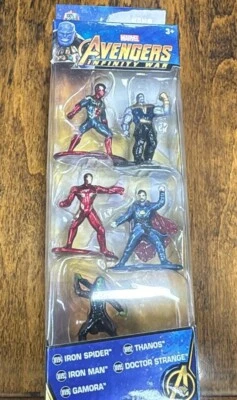 Paquete de 5 cómics de Marvel de Jada Nano Metalfigs (B163) Foto 1 de 4