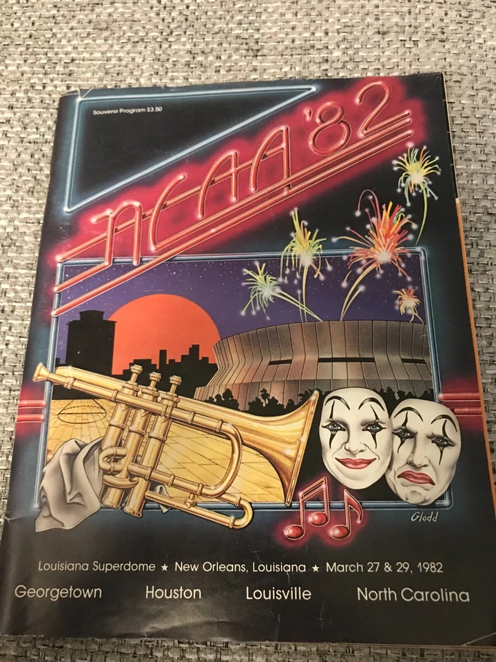 NCAA Final Four men's basketball game program, March 1982 - Image 1 of 1