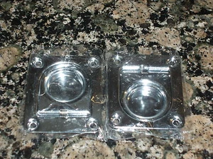 LIFT-UP FLUSH FIT STAINLESS STEEL PULL RING 65x55mm-19qty, Fixings/Fastenings - Picture 1 of 2