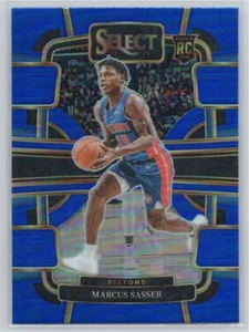2023-24 Panini Select #70 Marcus Sasser Blue Prizms Detroit Pistons RC - Picture 1 of 2