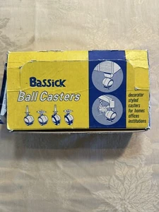 4 Möbelrollen, Bassick Hardware 2" Durchmesser Kugel Englisch Antik 9BG1 offen - Bild 1 von 7