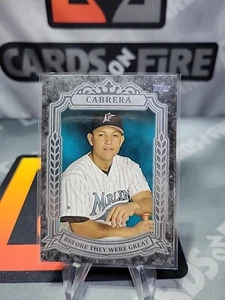 2014 Topps Before They Were Great #BG29 Miguel Cabrera - Picture 1 of 2