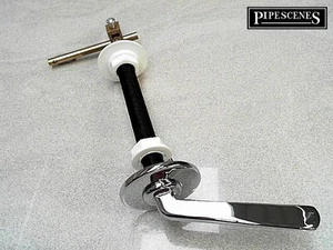 Long Reach Toilet Handle Extended Cistern Lever 9" HQ Chrome Finish - Picture 1 of 8