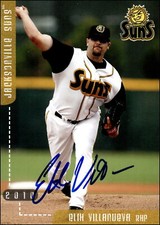 2010 Grandstand Elih Villanueva #NNO    Rookie Signed Auto Jacksonville Suns