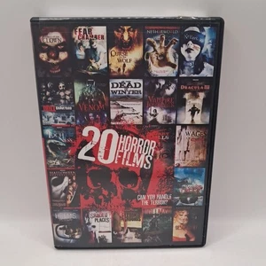 20 Horror Films 28 Hours (DVD, 2013) 4-Disc Set - Echo Bridge - Full Moon - Foto 1 di 12