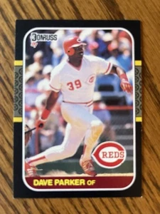 1987 Donross BASEBALL DAVE PARKER (HOF-Pirate Great) CARD #388 - Near Mint/Mint - Bild 1 von 2