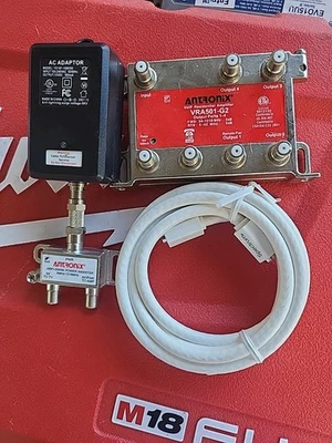 ANTRONIX VRA901-G2/ACP 1.2 GHz VoIP Residential Digital Coaxial Amplifier 9-Port - Image 1 of 4