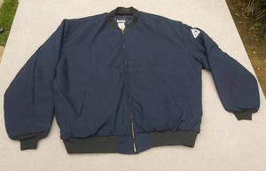 Bulwark FR Flame Resistant Protective Work Wear Men’s Blue Chore Jacket Size XXL - Picture 1 of 22