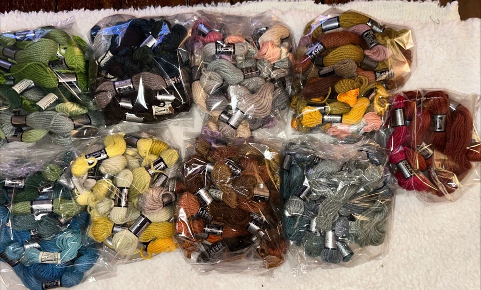 DMC Laine Wool Yarn Tapisserie Colbert Floralla DMC Needlepoint Thread Lot 170 - Image 1 of 4