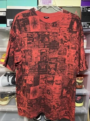 Vintage Volcom Y2K AOP Rock  Red Shirt Size XXL - Image 1 of 4