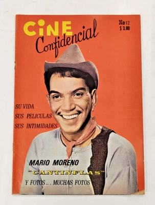 CINE CONFIDENCIAL, MEXICAN MAGAZINE, NO.12 DECEMBER 1970, CANTINFLAS ON COVER - Image 1 of 4
