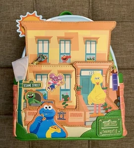 Brand New SeaWorld Exclusive Sesame Street: Corner Loungefly Mini Backpack - Picture 1 of 5
