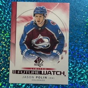 2024-25 SP Authentic #114 JASON POLIN Future Watch Limited Red (RC) - Picture 1 of 2
