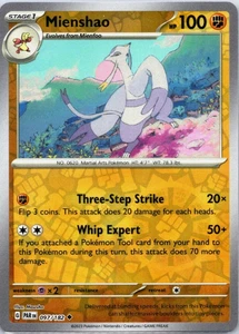 Mienshao 097/182 | Paradox Rift | Uncommon | Reverse Holo | NM Pokémon Card - Picture 1 of 1