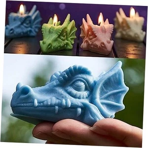 Moldes para hacer jabón y fundición de resina de dragón - Molde de silicona animal 3D para vela - Imagen 1 de 8