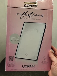 Conair Reflections Touch Screen LED Lighted Mirror with Stand 1x Magnification R - Picture 1 of 8
