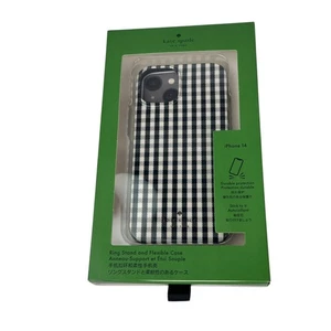 Kate Spade Jazzy Gingham iPhone 14 Hülle Schwarz - Bild 1 von 5