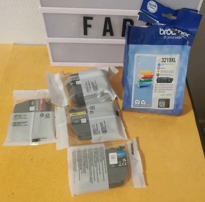 ★ 2025 ★ BROTHER LC3219XL encre lot cartouches noir jaune cyan magenta original - Photo 1/3