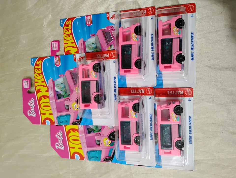 Casa rodante Barbie Dream Camper Hot Wheels 2026 #21 lote de 5, como nueva, sellada  Foto 1 de 1