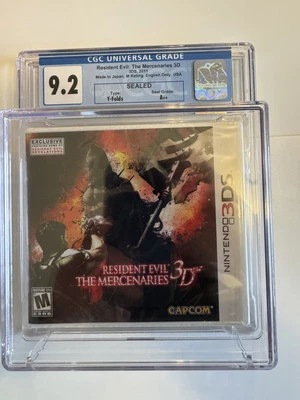 Resident Evil: The Mercenaries 3D (Nintendo 3DS, 2011) CGC 9.2A++ - Image 1 of 4