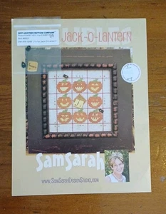 Sam Sarah Design Studio "J Is For Jack-O-Lantern" Counted Cross Stitch Pattern - Picture 1 of 1