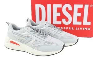 Diesel S-Serendipity Sport Herren Sneakers EU42 Grau Mandel Zeh Schnürer UVP 150 - Bild 1 von 11
