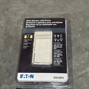 Eaton Slide Dimmer With Preset Model SAL06P2 - NEW & FACTORY SEALED! - Picture 1 of 3